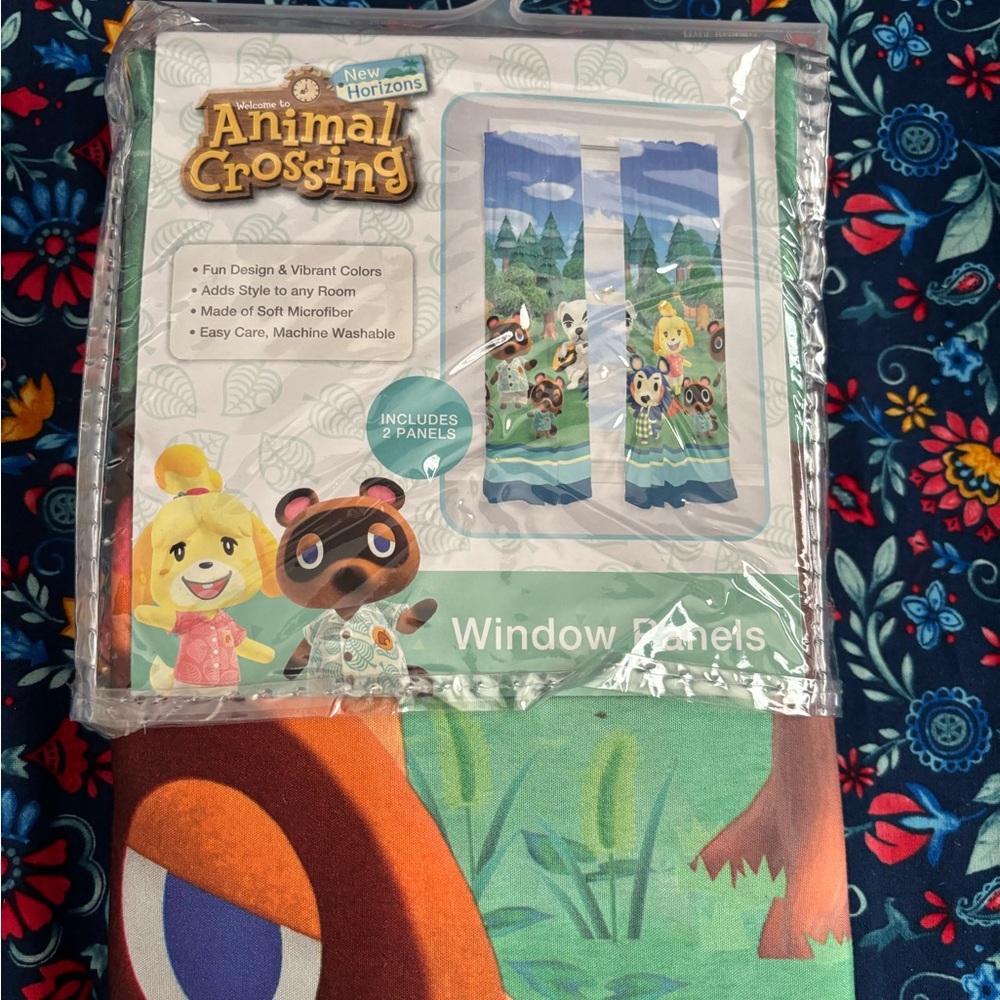 Animal crossing window panels